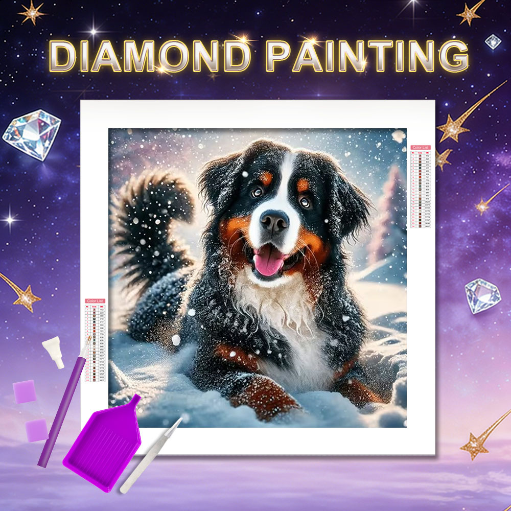 Photo Mosaic Print - HUACAN Diamond Mosaic New Collection Dog