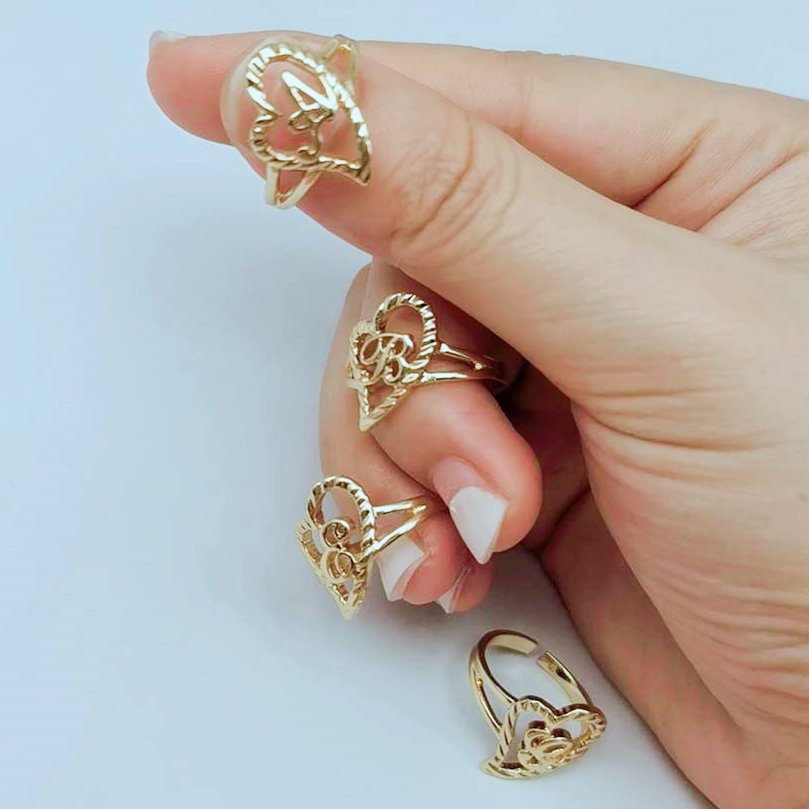 Duoying Custom Initial Rings P - Initial Ring Custom review and price