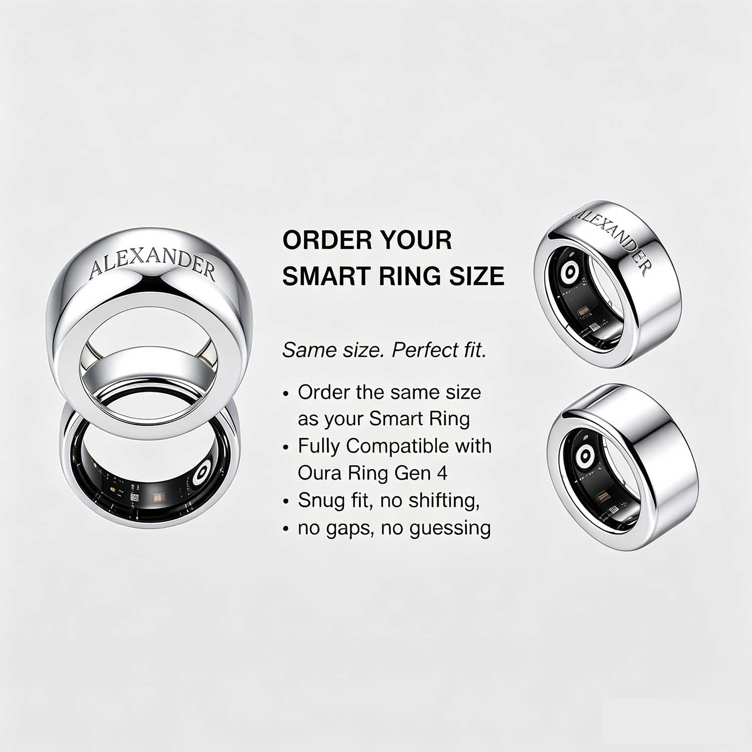 Qitian Custom Diamond Name Sma - Initial Ring Custom review and price