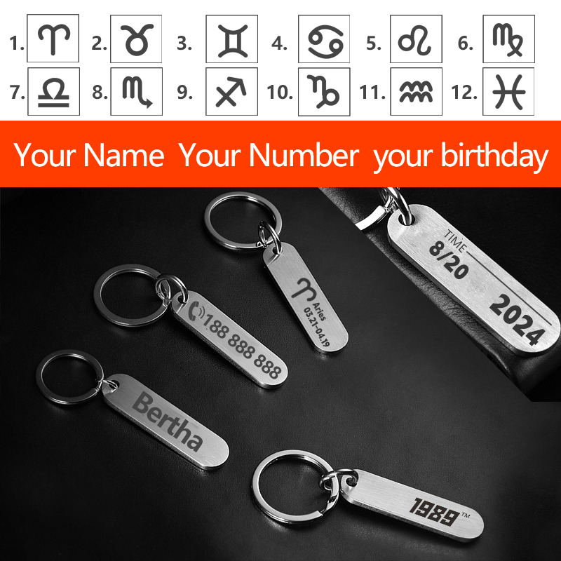 Customized Key Chains with Las - Initial Ring Custom review and price