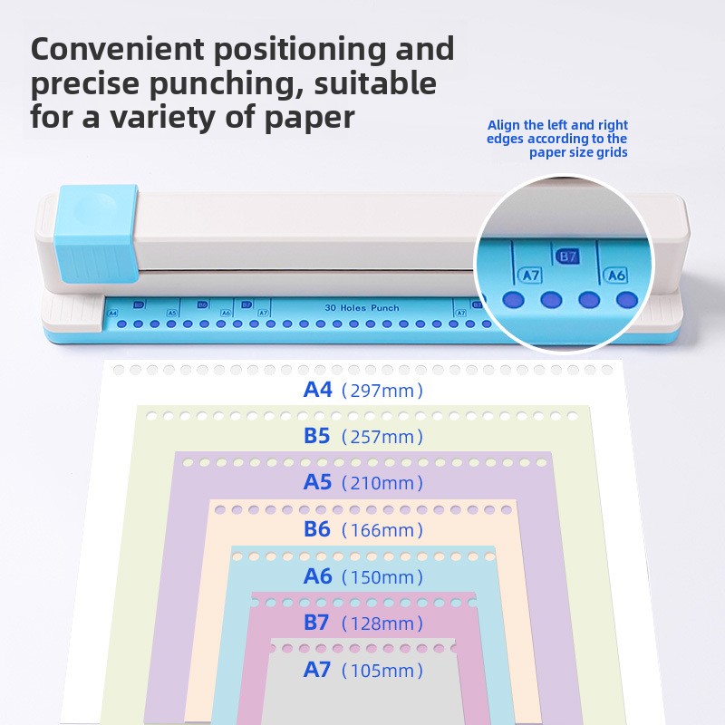 Hand Push 30 Hole Punch Loose- - Custom Photo Book review and price