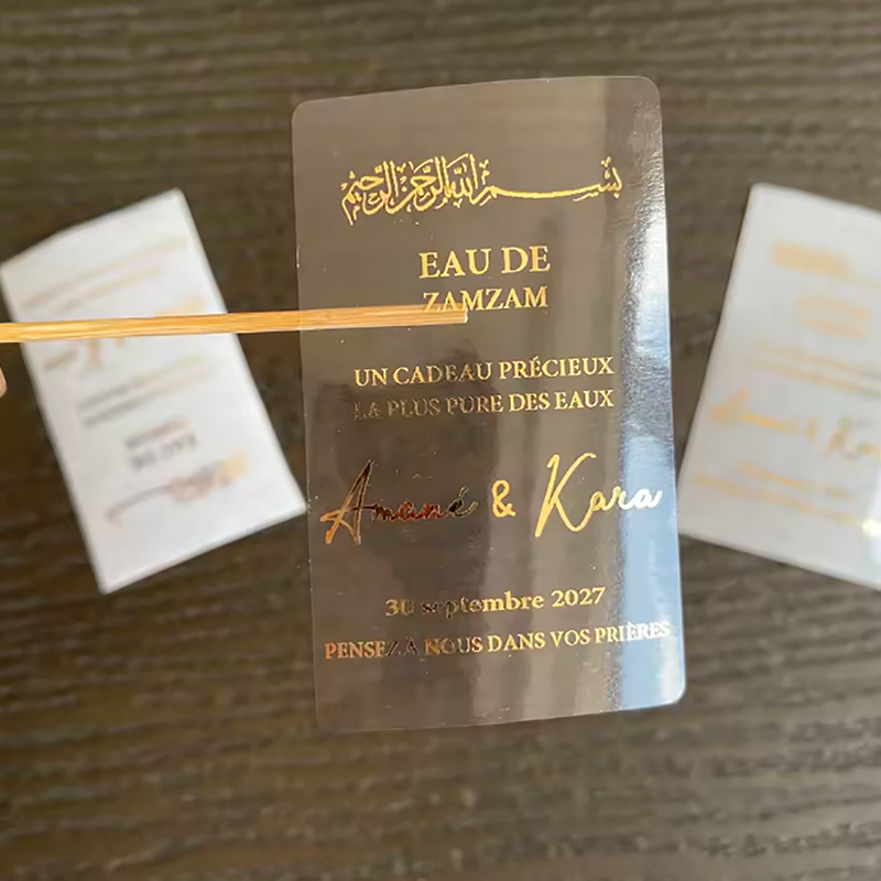 Customized Rectangular Transpa - Personalised Candle Label review and price